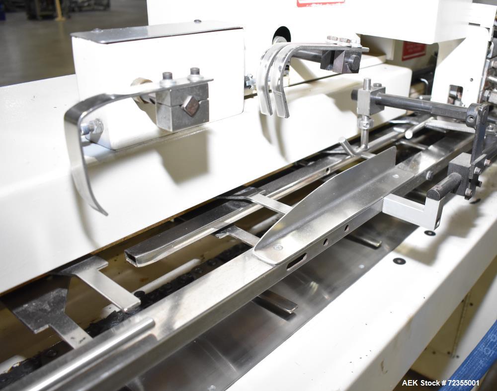 Used Bivans Model 74G Vertuck Semi-Automatic Vertical Cartoner.